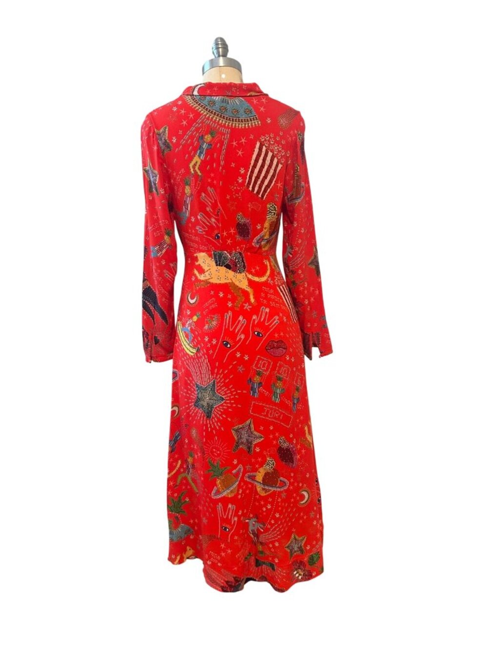FARM Rio Red Printed Maxi Dress - Picture 8 of 13